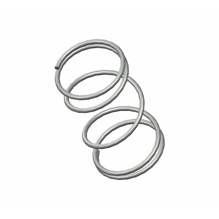 ZORO APPROVED SUPPLIER Compression Spring, O= .375, L= .69, W= .024 R G109968741